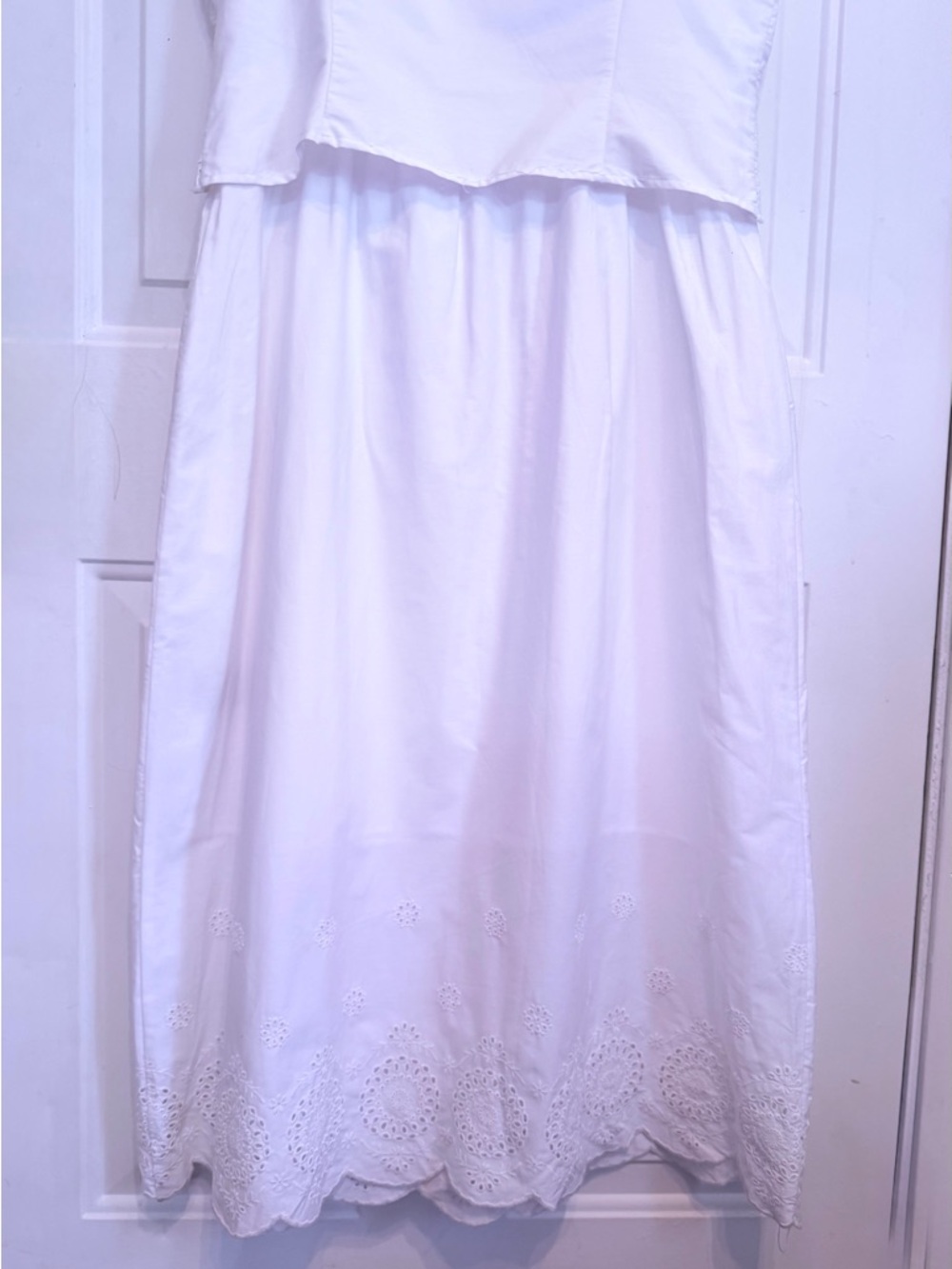 Rachel Zoe White Eyelet Maxi Dress - Picture 5 of 10